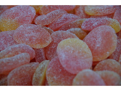 Fersken Candynavia 1 kg. L/V