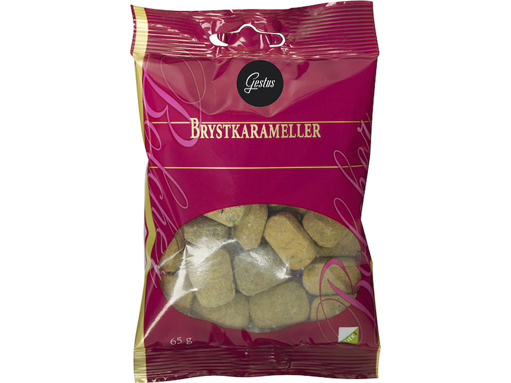 Gestus Brystkarameller 65 gr.
