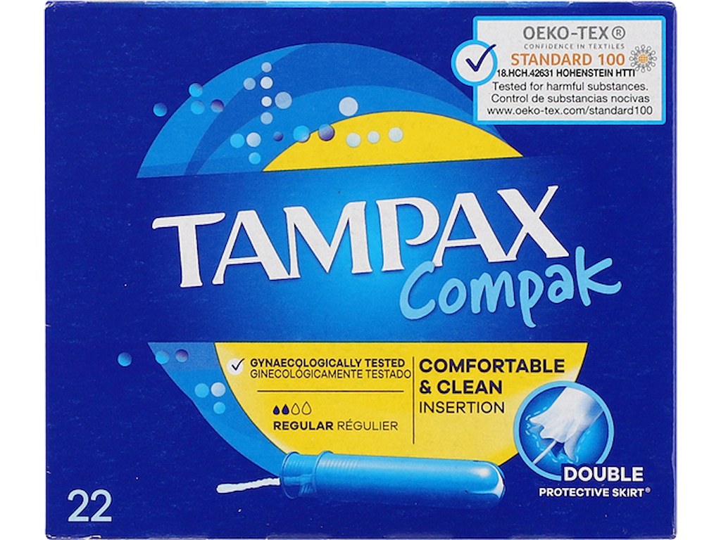 TAMPAX COMPAK REGULAR 22 stk