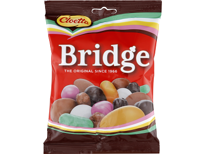 Cloetta bridge blanding 180 gr.