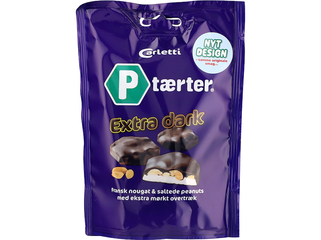 Carletti P-Tærter DARK 60 g.