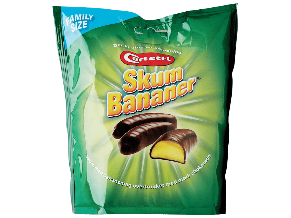 Carletti Skumbananer 60 g.