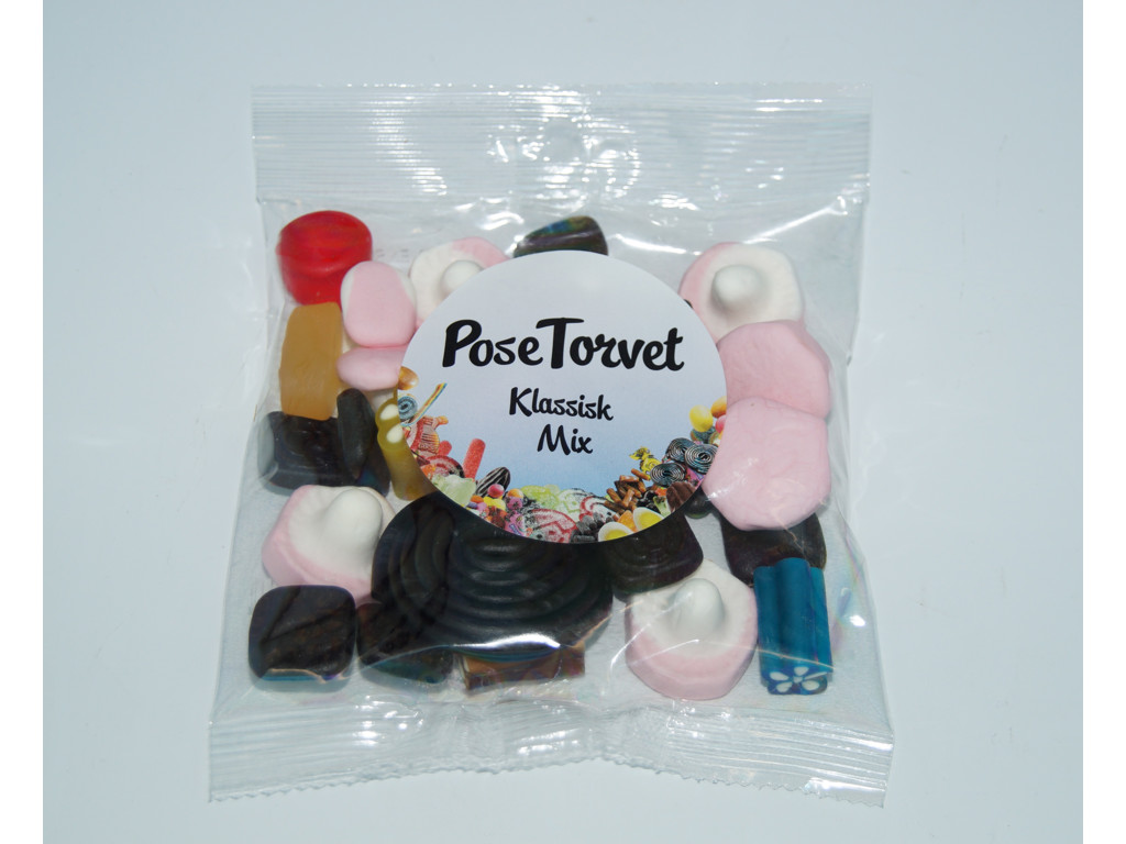 Klassisk mix Posetorvet 120 gr